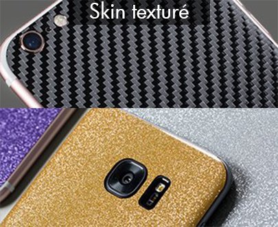 Skins texturé pour smartphone, tablette...