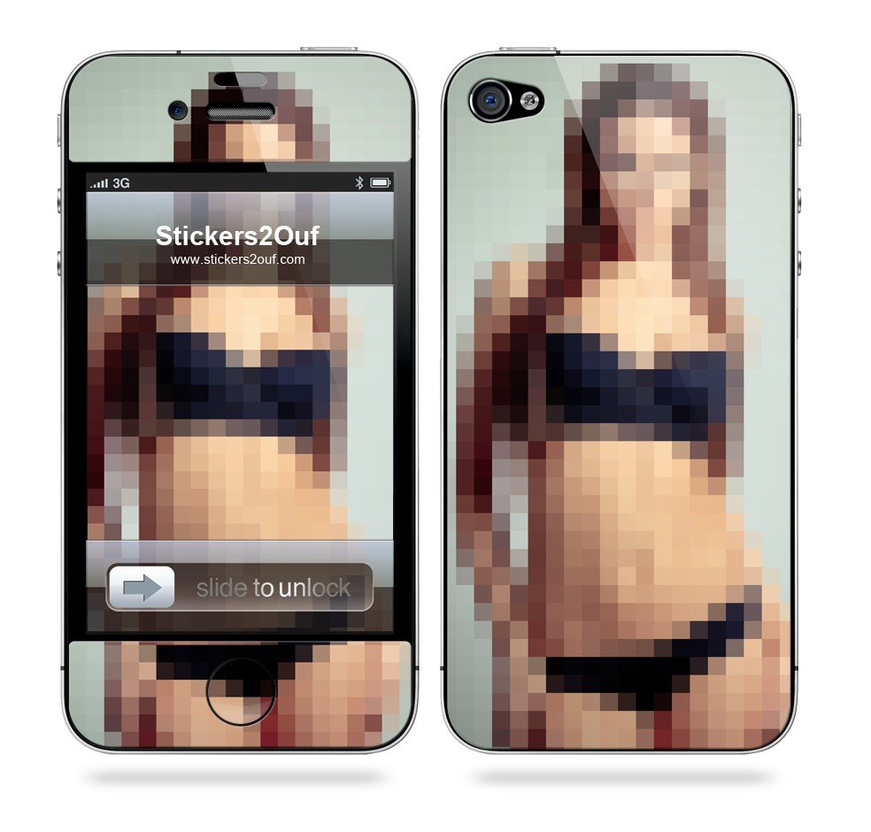Pixel Girl iPhone 4 & 4S