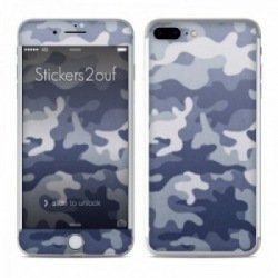 Camo bleu iPhone 7 Plus