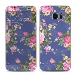 Vintage flower Galaxy S7 Edge