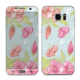 Pastel flowers Galaxy S7 Edge