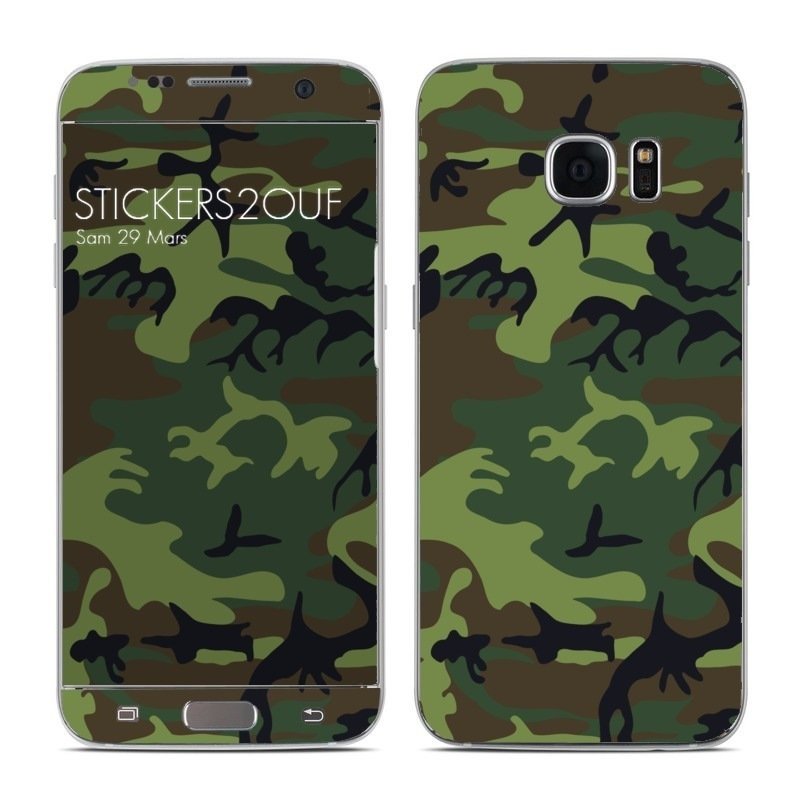 Forest camo Galaxy S7 Edge