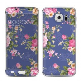 Vintage flower Galaxy S6 Edge