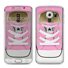 Pink Star Galaxy S6 Edge