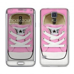 Pink Star Galaxy S5