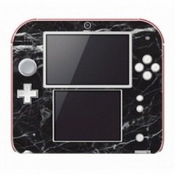 Black marble Nintendo 2DS