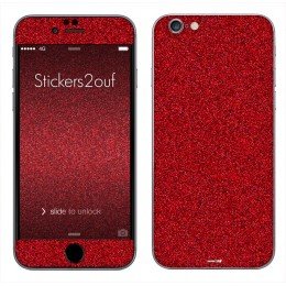 Glitter Rouge iPhone 6 et 6S