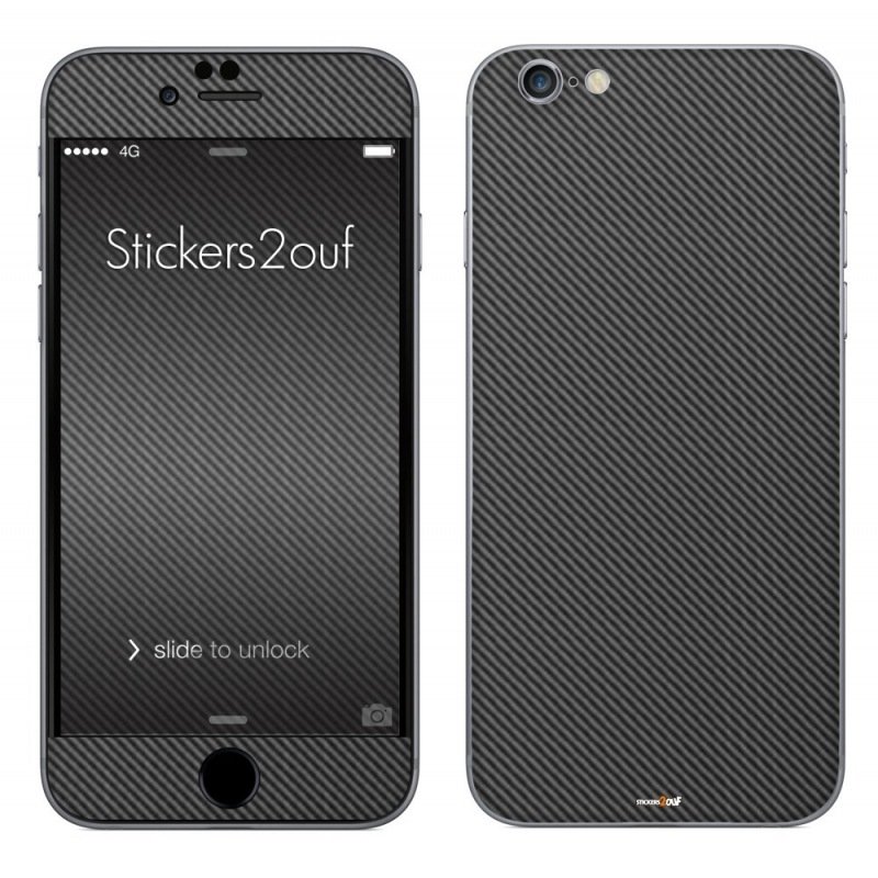 Carbone noir iPhone 6/6S Plus