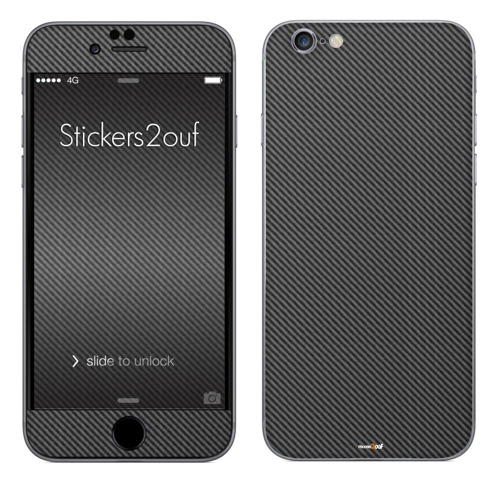 Carbone noir iPhone 6/6S Plus