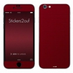 Carbone rouge iPhone 6 et 6S