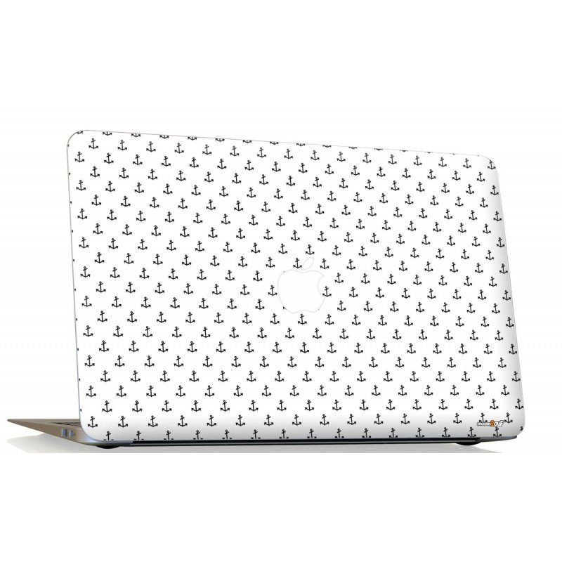 White anchor Macbook