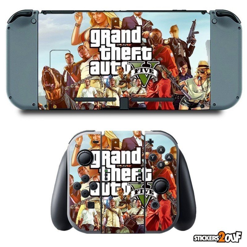 Stickers GTA Nintendo Switch (skin)