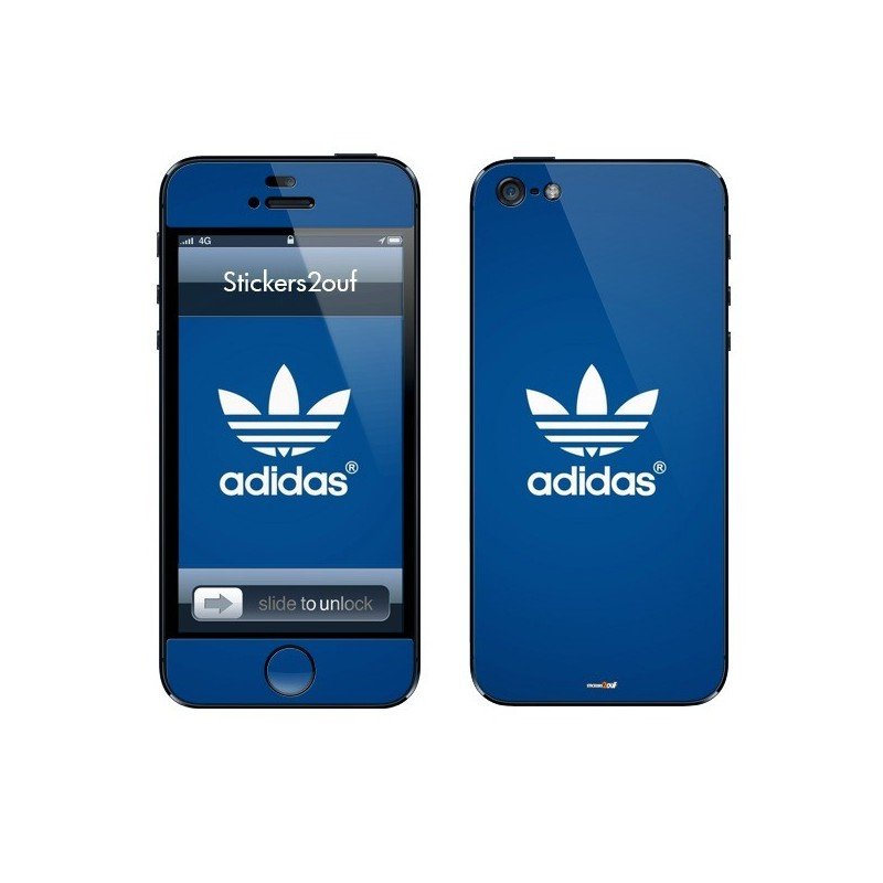 Adidas bleu iPhone 5/5S/SE