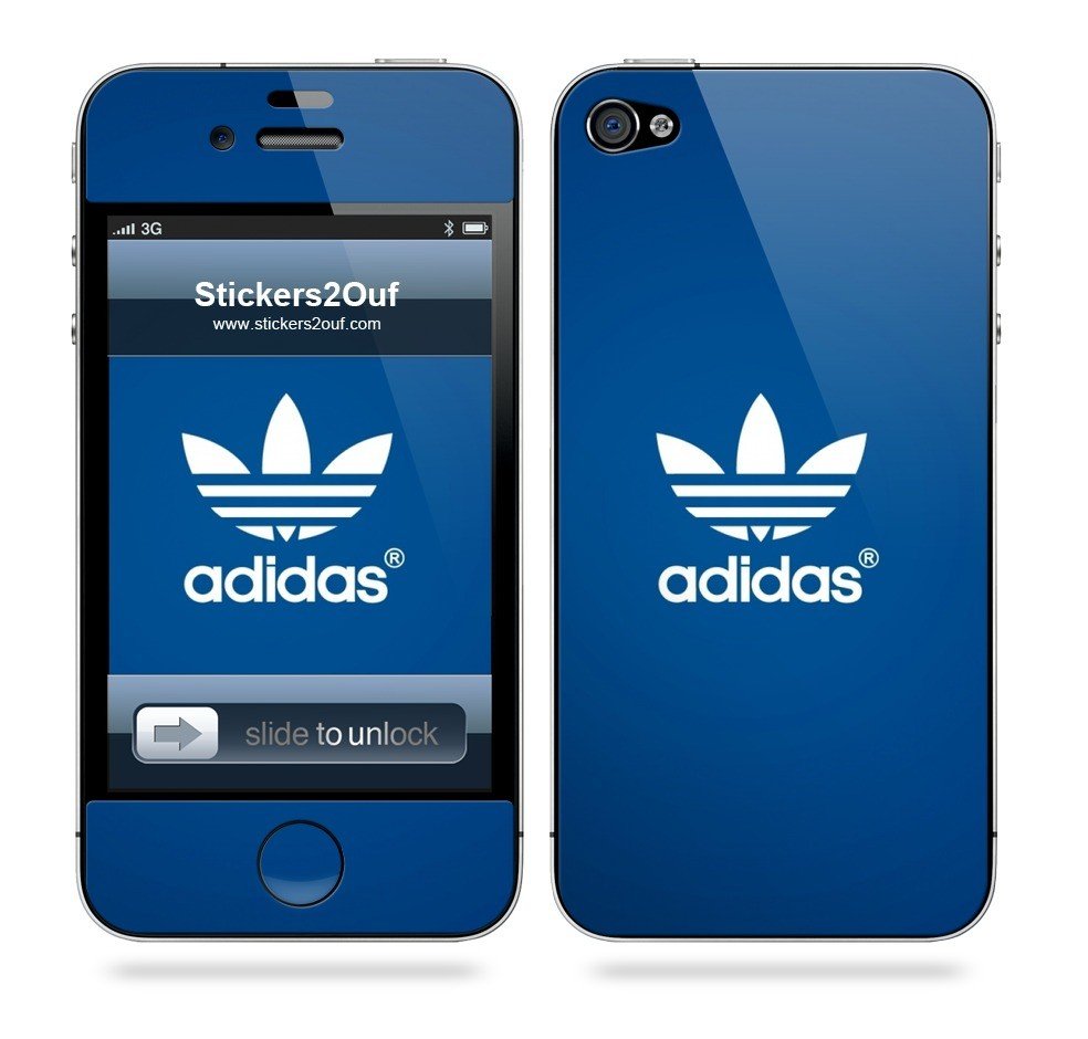 Adidas bleu iPhone 4 & 4S