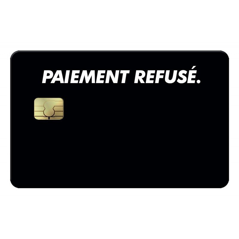 Paiement refusé CB