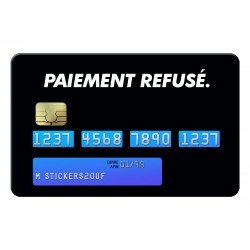 Paiement refusé CB