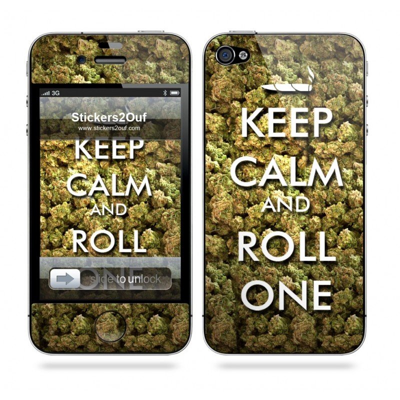 Keep Calm and Roll One iPhone 4 & 4S