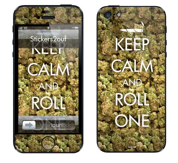 Keep Calm And Roll One iPhone 5 et 5S