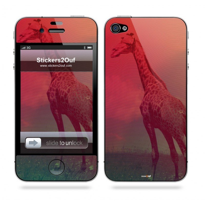 Abstract Girafe iPhone 4 & 4S