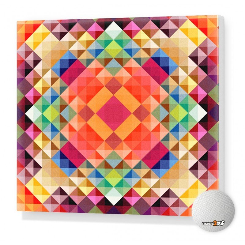We Color Stretched canvas