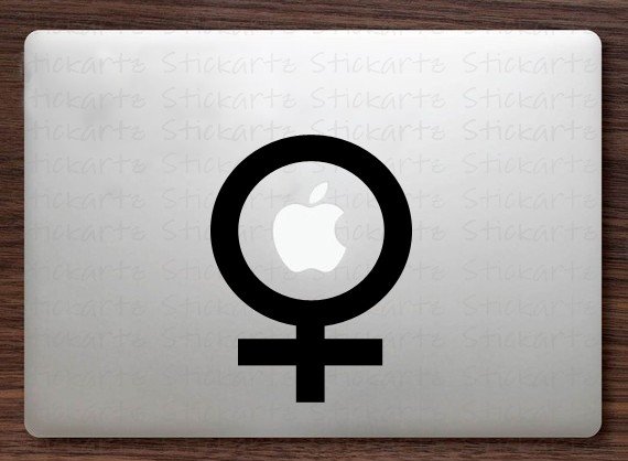 Women Sign Macbook