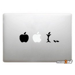 Evolution de la pomme Macbook