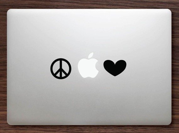 Peace & Love Macbook