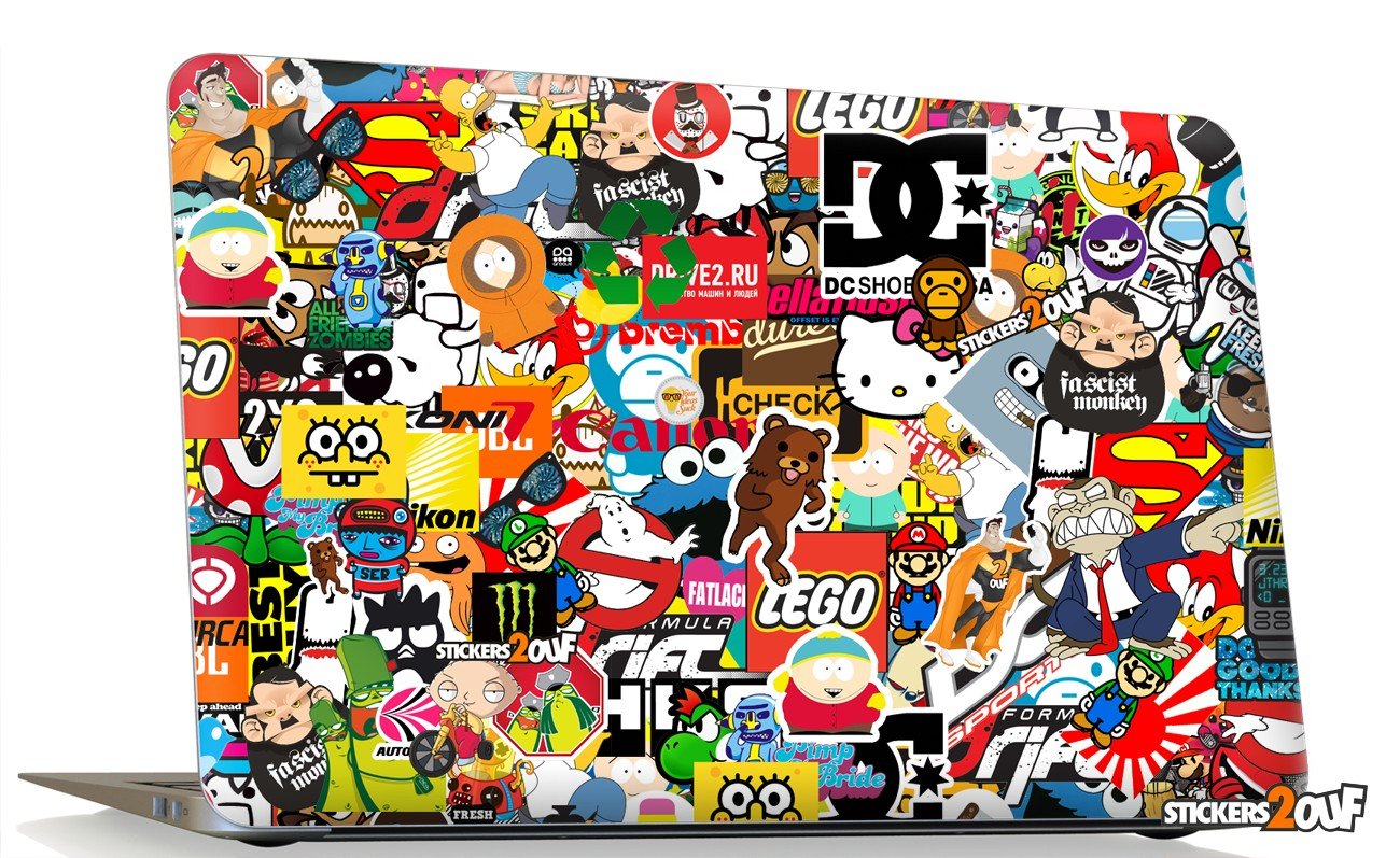 StickerBomb macbook