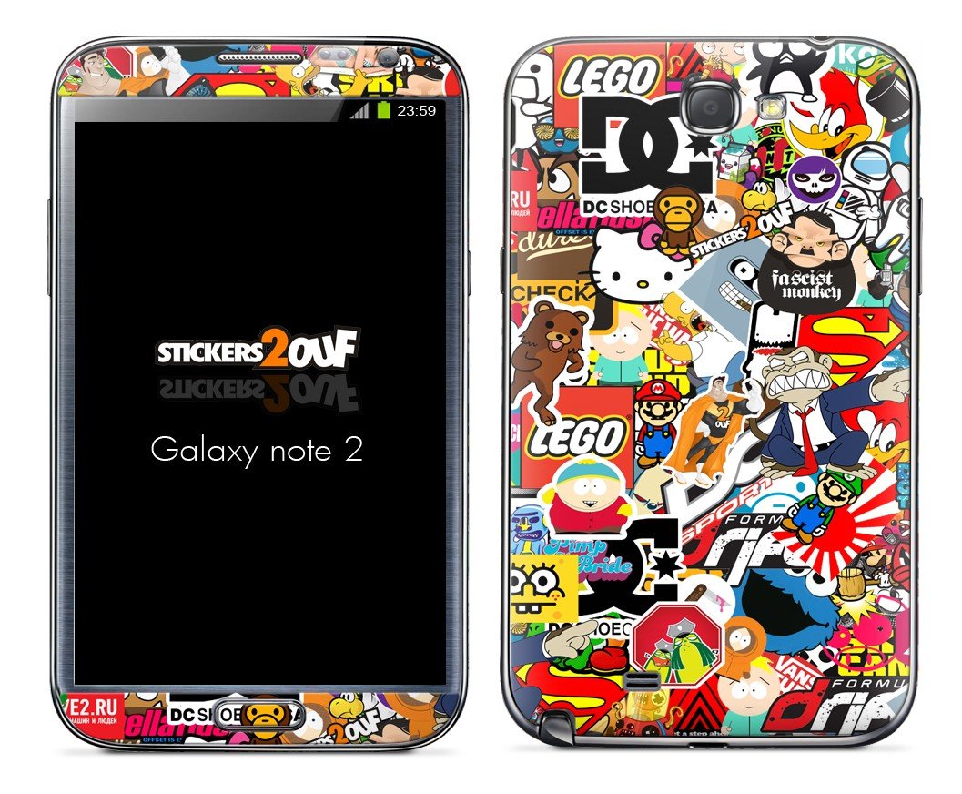 StickerBomb Galaxy Note 2