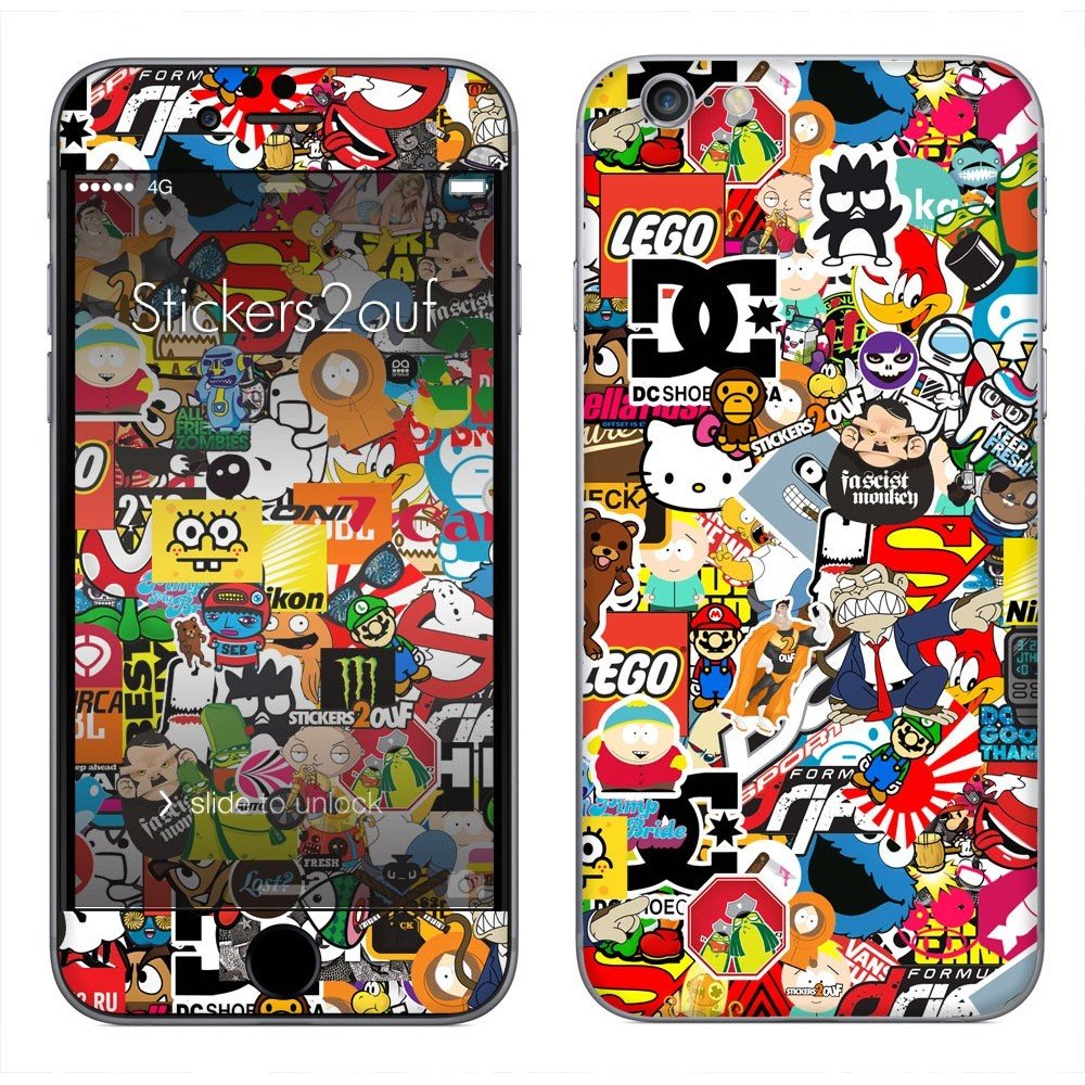 sticker bomb coque iphone 6