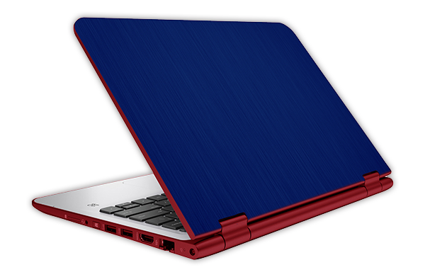 Skin metal brossé laptop